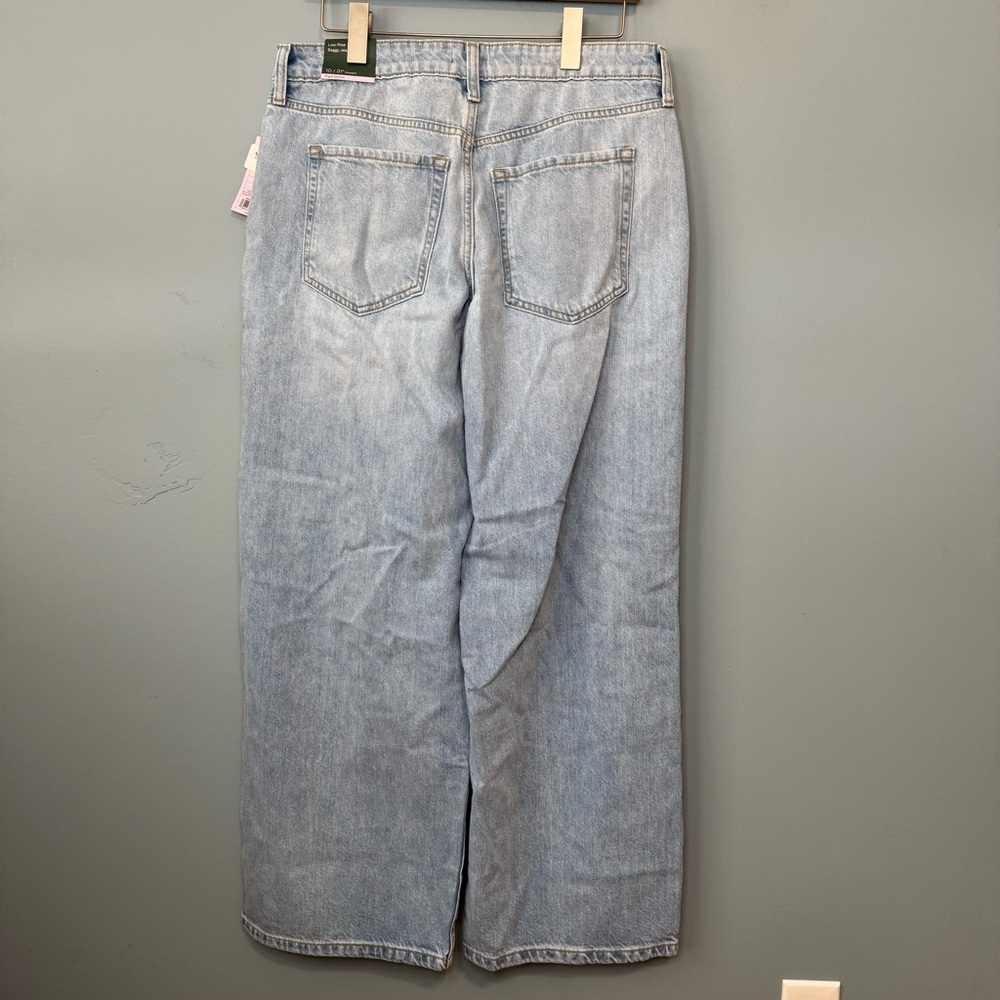 Wild Fable Low Rise Baggy Jeans Rigid Denim Light Wash. NWT. Women’s 10 (32x31) - Picture 9 of 16